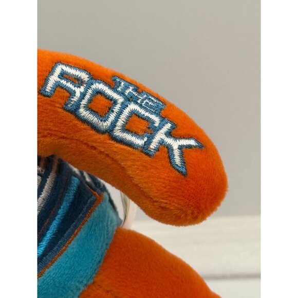 Wrestlemania XXVIII John Cena The Rock Beanie Bear 2012 Blue Orange - Picture 3 of 10
